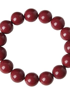 高含量本命年朱砂手串转运珠手链