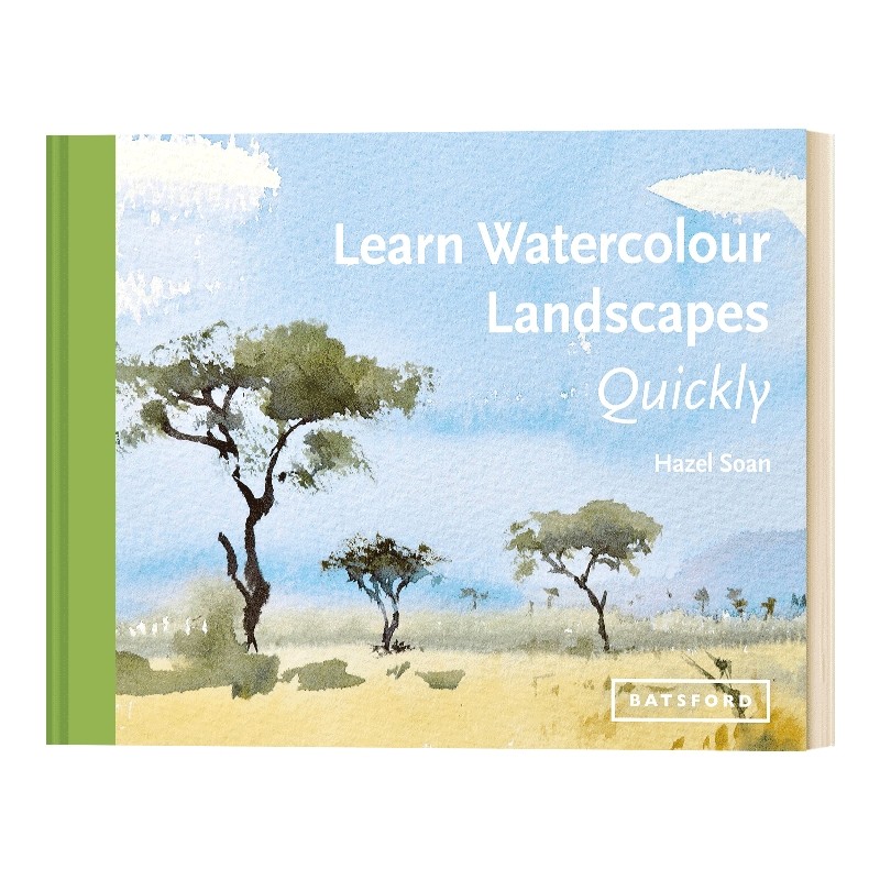 精装 英文原版 Learn Watercolour Landscapes Quickly快速学习水彩风景画 英文版