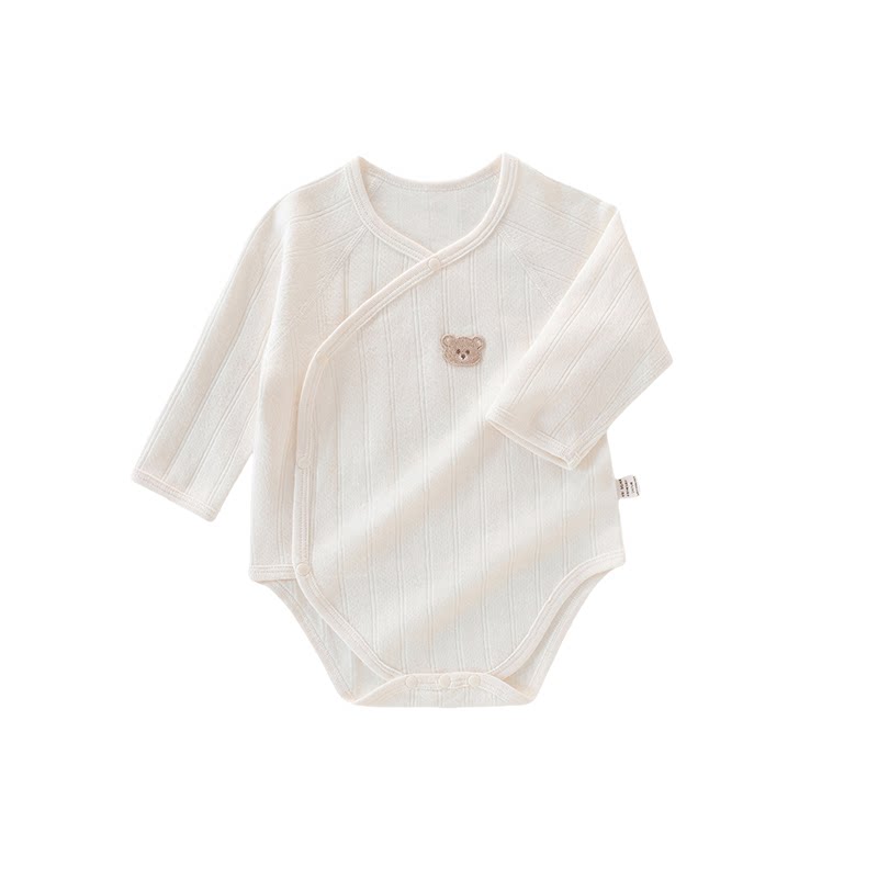 婴儿包屁衣秋季纯棉打底内衣宝宝衣服长袖三角连体衣哈衣爬服秋装