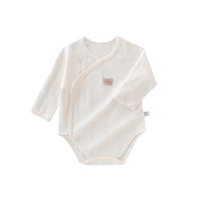 婴儿包屁衣秋冬纯棉打底内衣宝宝衣服长袖三角连体衣哈衣爬服秋装