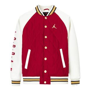 【新年红色】Jordan童装儿童棉服男童外套秋冬新款宝宝保暖棉衣潮