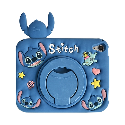 卡通趴趴史迪仔适用苹果ipad壳