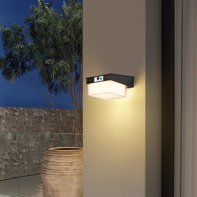 户外壁灯庭院灯太阳能过道灯防水充电感应外墙室外楼梯家用走廊灯