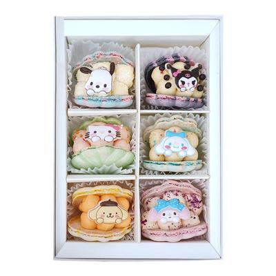 圣诞节低甜减糖韩式马卡龙蛋糕