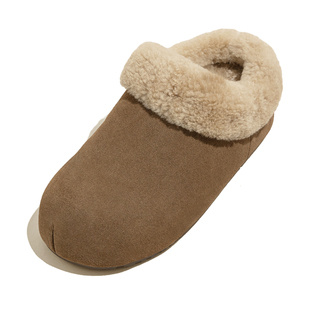 加绒毛毛勃肯鞋女2025新款超好看冬鞋一脚蹬女鞋增高小土豆厚底鞋