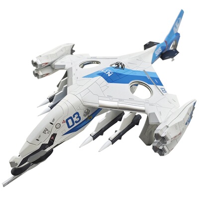 正版白帝空天战机合金收藏大模型