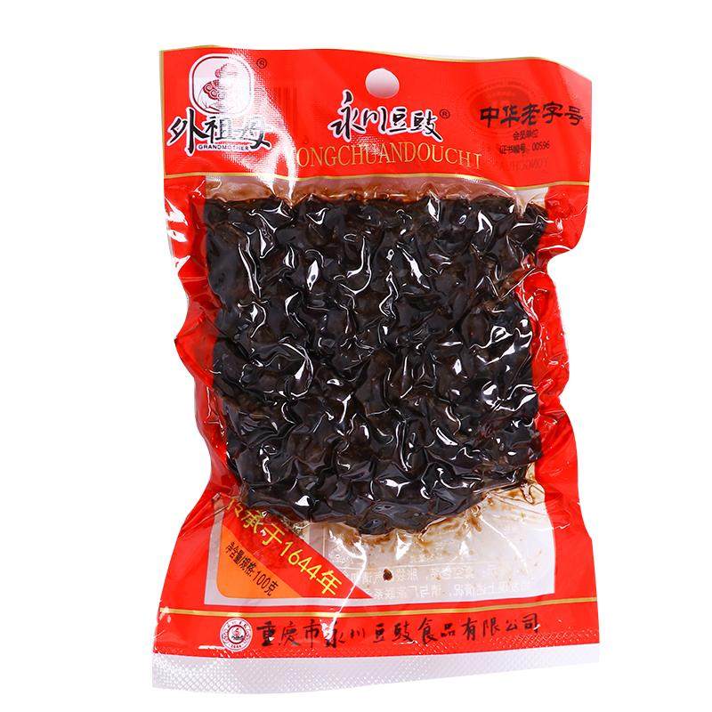 正宗外祖母永川豆豉100g*4袋
