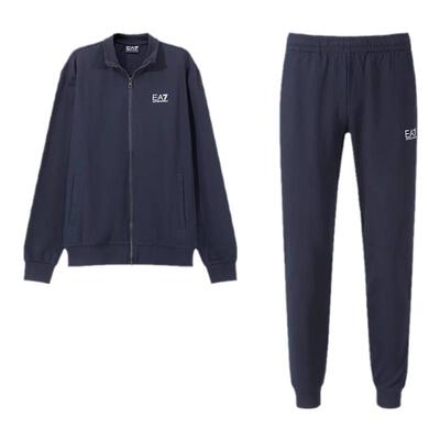 EA7阿玛尼拉链卫衣运动裤套装