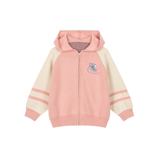 【猫和老鼠】马拉丁童装儿童25秋装新品男女童小童学院风毛衣外套