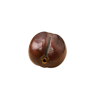 精选花豆蔻果壳散件diy手串 手作风铃摇铃材料已打孔材料包自然风