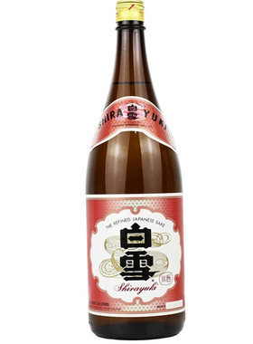 白雪牌日本清酒粉标1.8L本酿造低度米酒 得爱汽泡清酒 日本进口