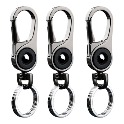 转运珠汽车钥匙扣挂件金属腰挂扣创意环挂饰简约商务锁钥扣