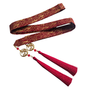 侠古与梦古风汉服发带男女抹额配饰发绳古装写真流苏发饰头饰