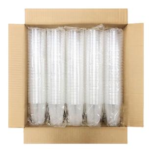 一次性杯子塑料透明加厚航空杯豆浆水杯口杯批发家用整箱试饮小杯