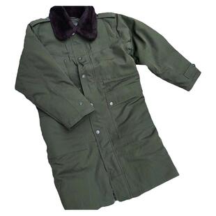 库存03羽绒大衣男士东北绿色棉大衣男冬季防寒加厚