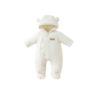 宜爽儿亲肤舒适夹棉连体衣哈衣