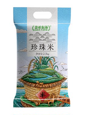 盖亚农场东北珍珠米软糯2.5kg