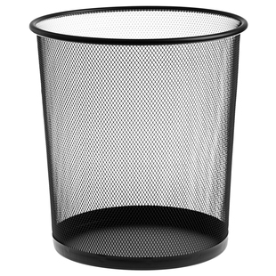 垃圾桶大容量家用办公室客厅加厚防锈铁网废纸篓卫生间无盖垃圾篓