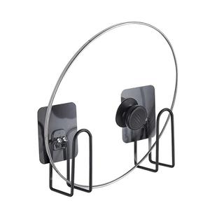 厨房不锈钢锅盖架免打孔壁挂式菜板架砧板架挂锅盖万能通用置物架