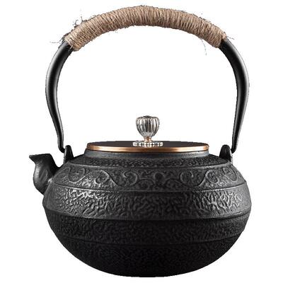 日本龙颜堂南部万寿藤纹专用铁壶