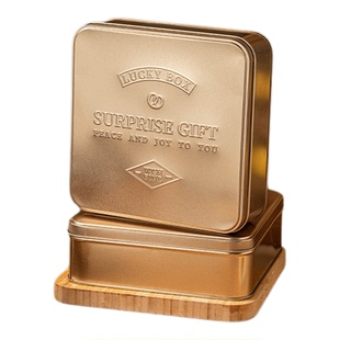 曲奇饼干包装盒子铁盒空密封罐月饼可可脆点心甜品烘焙九宫格容器