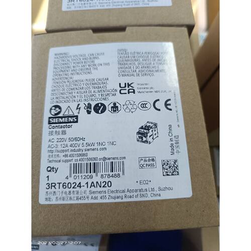 询价-3RT6024-1AN20低压产品