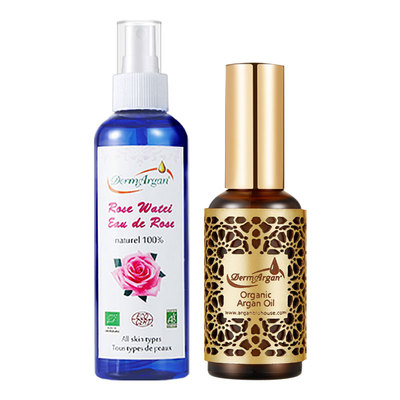 黛摩阿甘油玫瑰纯露套装滋养抗老