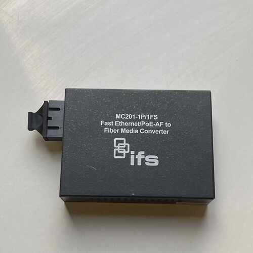 Interlogix MC201-1P-1FS Media Converter, 100Base-FX Fiber 10