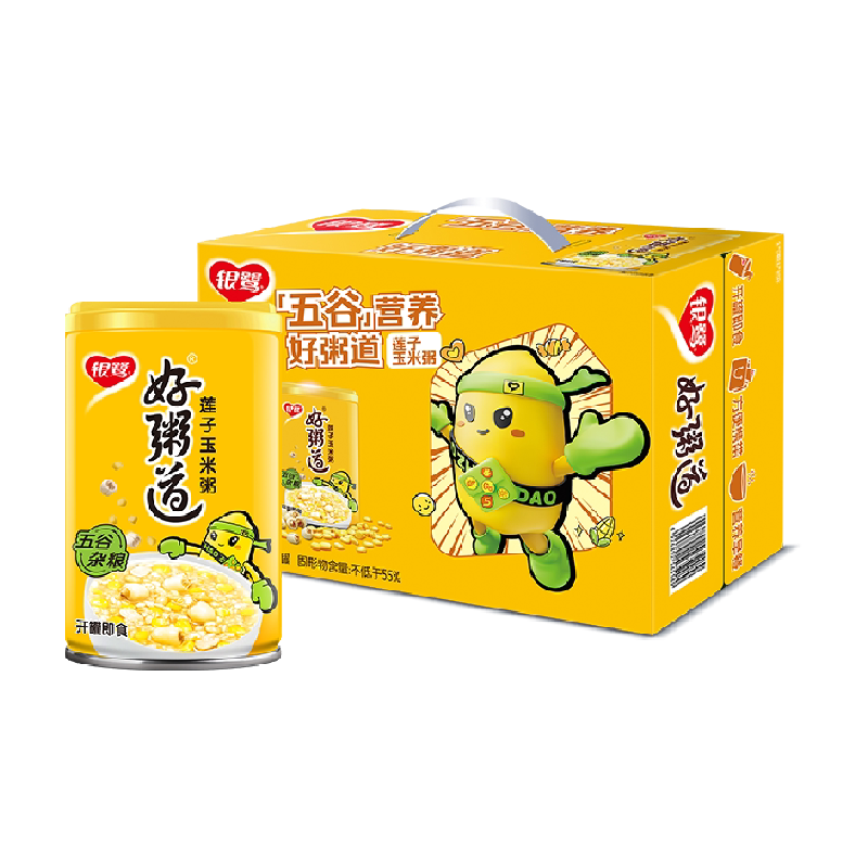 银鹭好粥道八宝粥莲子玉米粥整箱送礼佳选早餐速食早饭