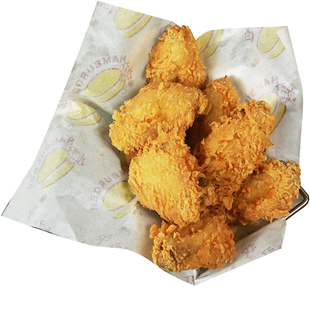 台港吮指翅中麦辣鸡翅中2斤冷冻油炸半成品生烧烤裹粉香辣烤中翅