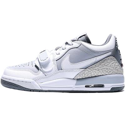 滔搏NIKE耐克AJ 312灰白色男女大童低帮运动休闲篮球鞋CD9054-005