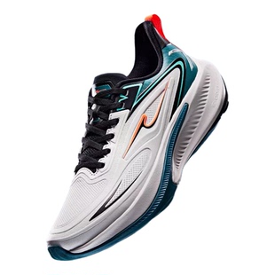 穿梭4ST鸿星尔克运动鞋防泼水跑步鞋秋季新款男鞋减震跑鞋黑鞋子