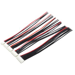 航模配件 平衡充插头 2S 3S 4S 6S硅胶线22# B6平衡充插头 锂电池