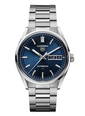 【自营】TAG Heuer泰格豪雅表 卡莱拉机械钢带男表WDA2112.BA0043