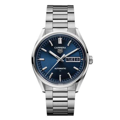 【自营】TAG Heuer泰格豪雅表 卡莱拉机械钢带男表WDA2112.BA0043