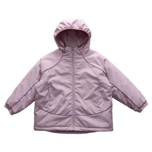 女童加厚防风衣中大儿童男童亲子夹棉连帽外套保暖棉衣冬季新款潮