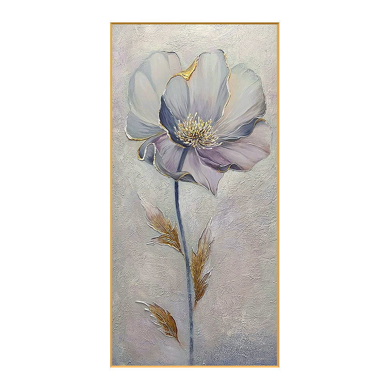 大师手绘玄关画装饰画轻奢高级感