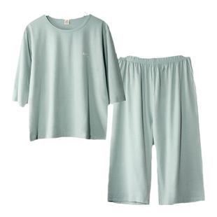 胖童睡衣男童加肥加大家居服薄款夏季凉爽莫代尔棉宽松中大童男孩