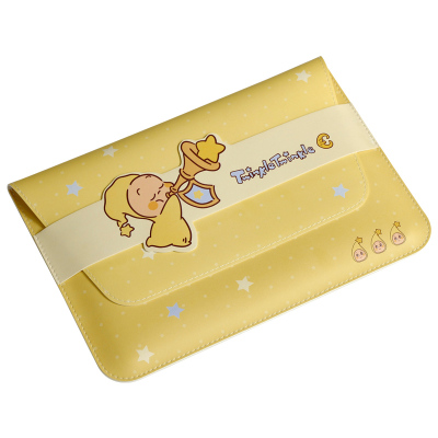 IDECAL双面皮革轻薄防水电脑包