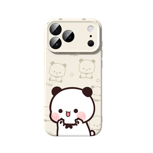 适用苹果17promax手机壳17pro一二布布iphone17磁吸充电air情侣款16pro液态硅胶15spro软壳14pro全包镜头防摔