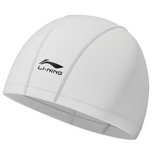 李宁布料泳帽女2026新款游泳帽加大女士长发舒适不勒头防水帽儿童