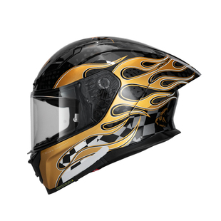 AVA钛闪电摩托车头盔男机车全盔女3C骑行四季蓝牙仿赛跑盔大尾翼