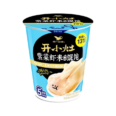 统一开小灶杯装冲泡馄饨装馄饨