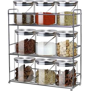 调味瓶罐调料盒鸡精盐胡椒粉辣椒面罐佐料盒套装厨房储物家用保鲜