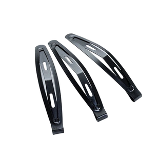 台湾采蝶不易掉漆黑色磨砂BB夹边夹对夹刘海夹小黑发夹发卡头饰