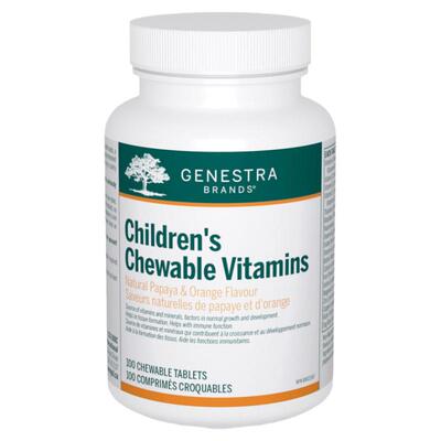 加拿大 Genestra Children's Chewable Vitamins儿童维生素咀嚼片