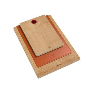 德国双立人Now砧板3件套竹制菜板切菜板家用TPU案板生熟分切防裂