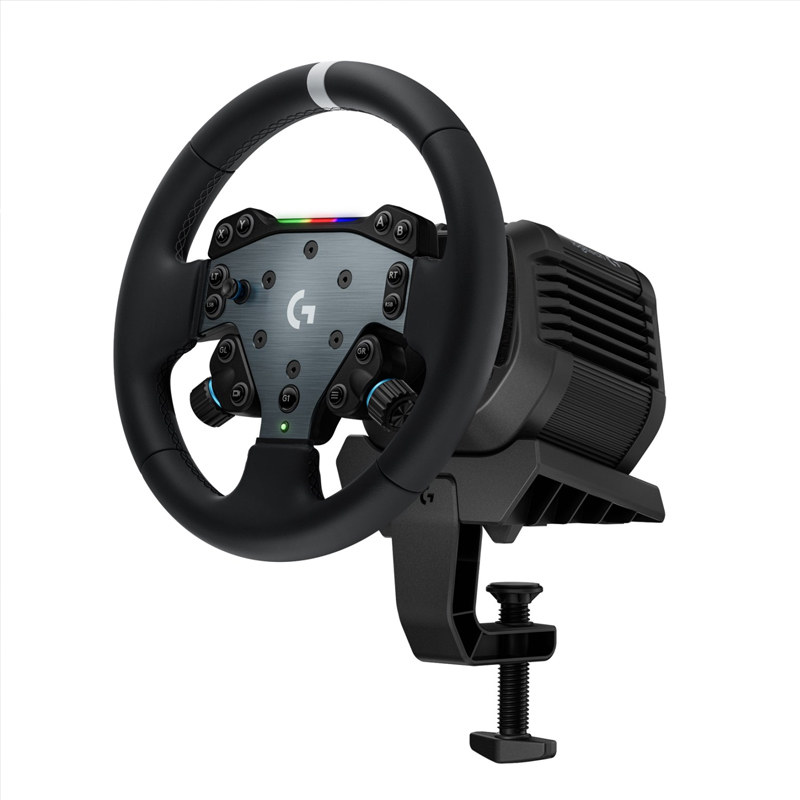 罗技RS50直驱方向盘PC/PS版赛车模拟器踏板套装竞速驾驶游戏拆包