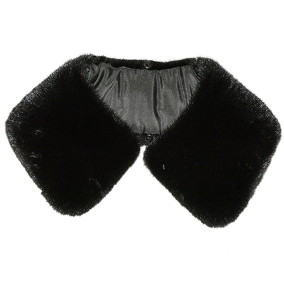 真獭兔毛方领男通用翻领可定作