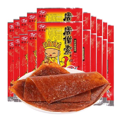 张奇龙唐僧肉辣片休闲小吃素牛排
